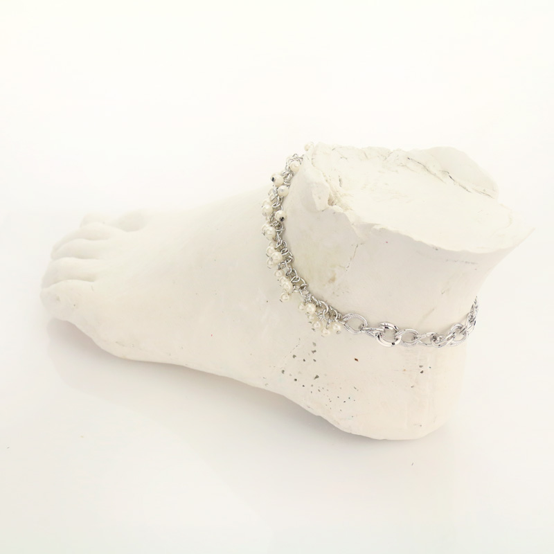 Fashion Chain w/ Pearl Anklet - Image 2