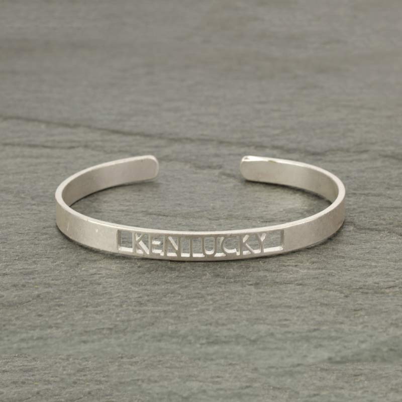 Brass "Kentucky" Cuff Bracelet