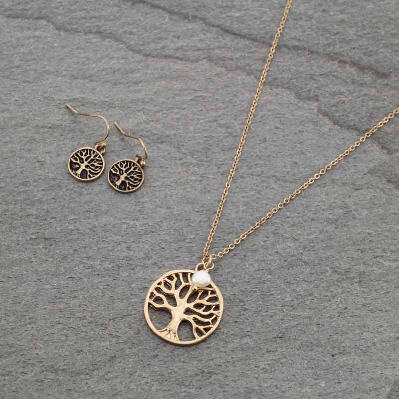 Tree of life Necklace Set
