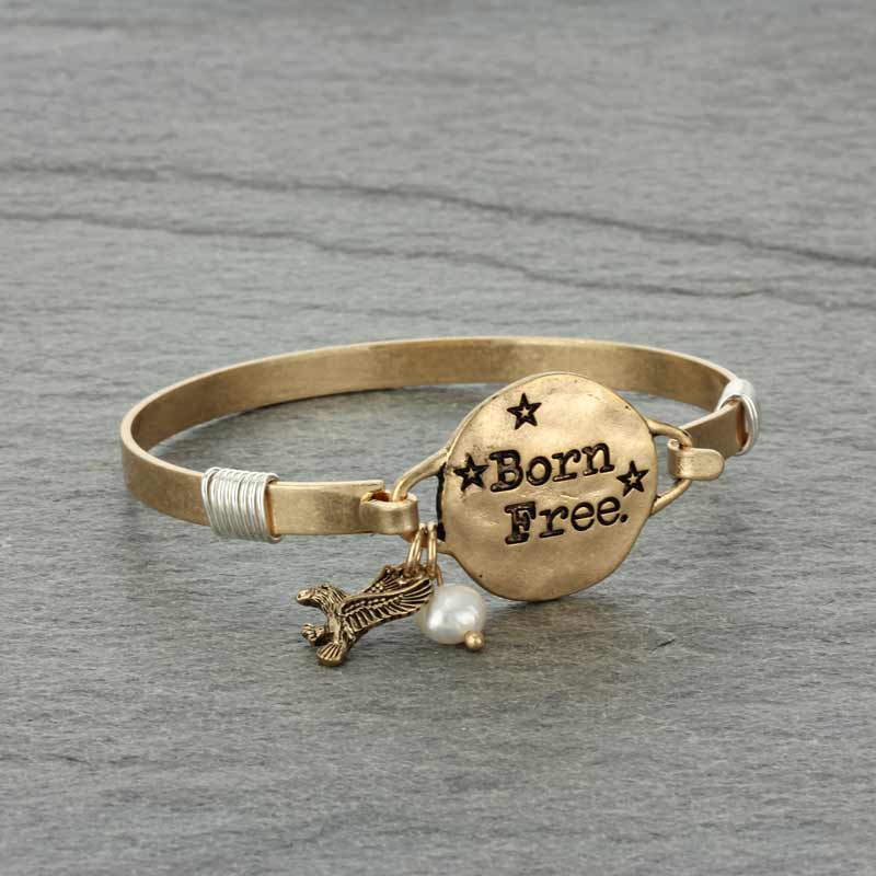 "Born Free" Wire Bracelet - Image 2