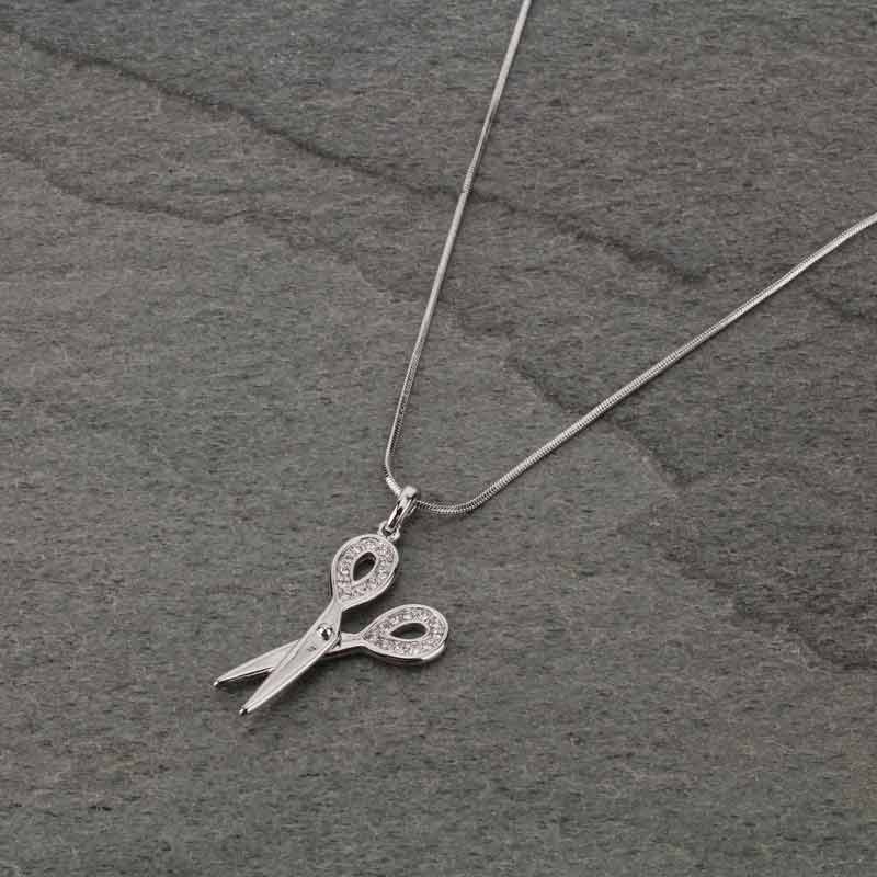 Scissors Pendant Necklace