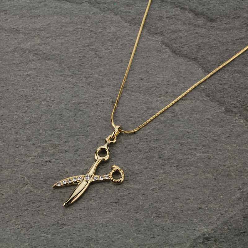 Scissors Pendant Necklace