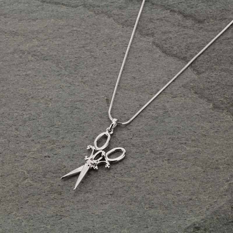 Scissors Pendant Necklace