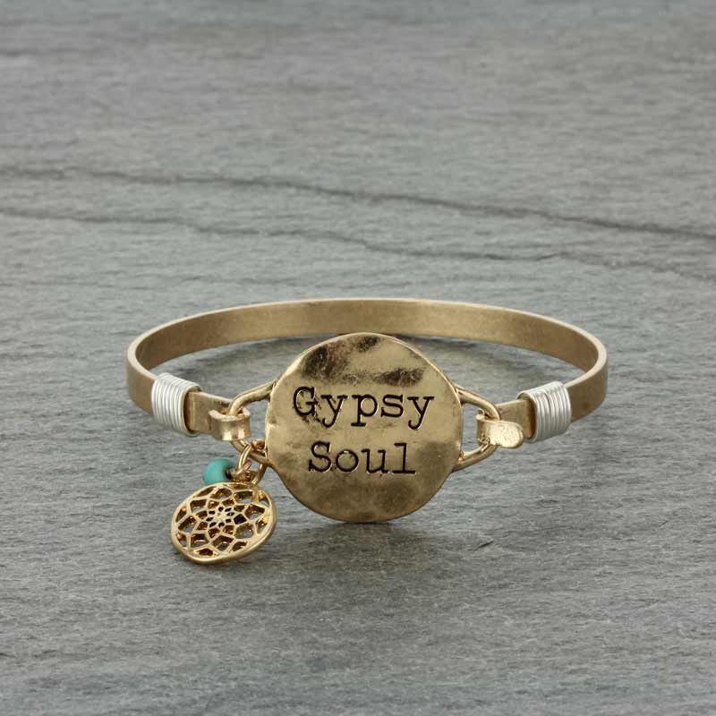 "GYPSY SOUL" Wire Bracelet