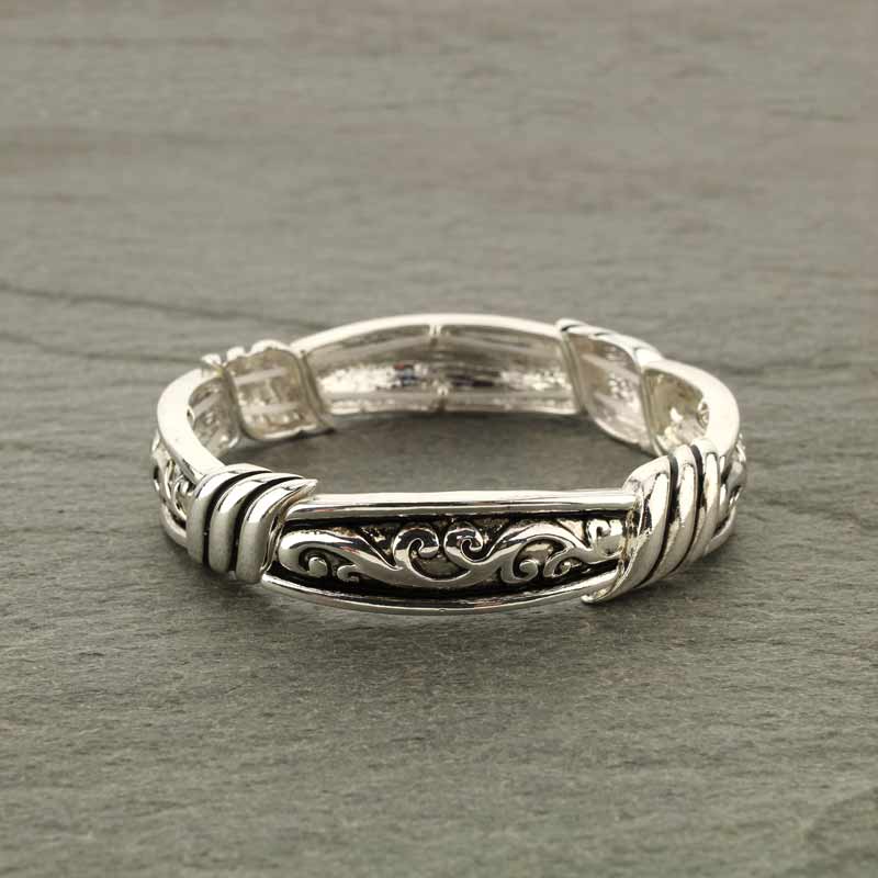 Designer Texture Stretch Bracelet