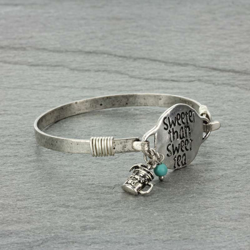 "SWEETER THAN SWEET TEA" Wire Bracelet - Image 2