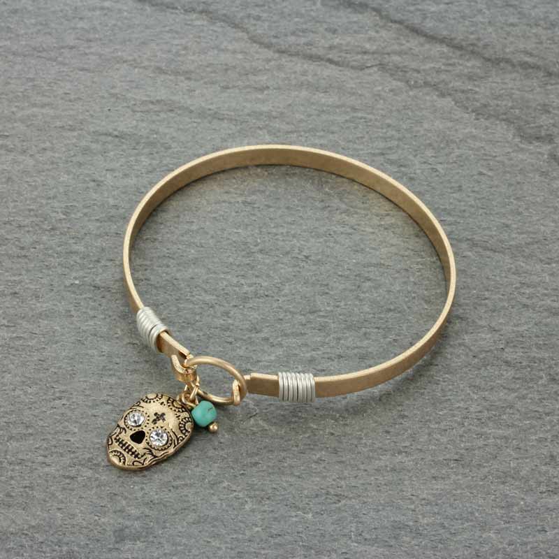 SWEET SKULL Wire Bracelet