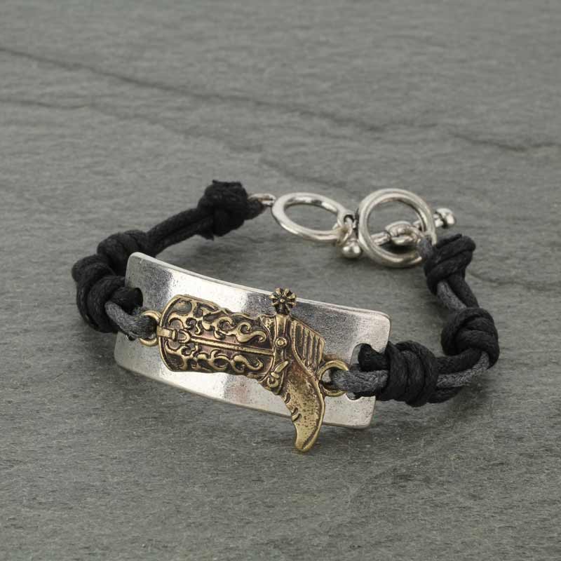 Western Boot Toggle Bracelet