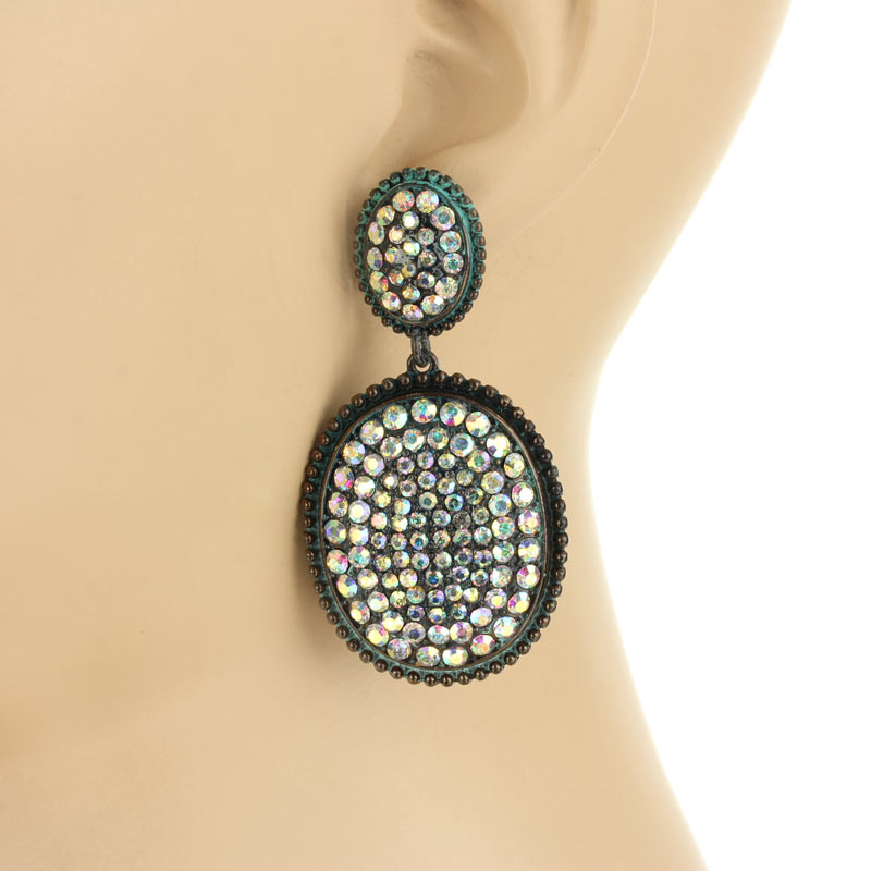 Western Stone Post Earrings - Image 2