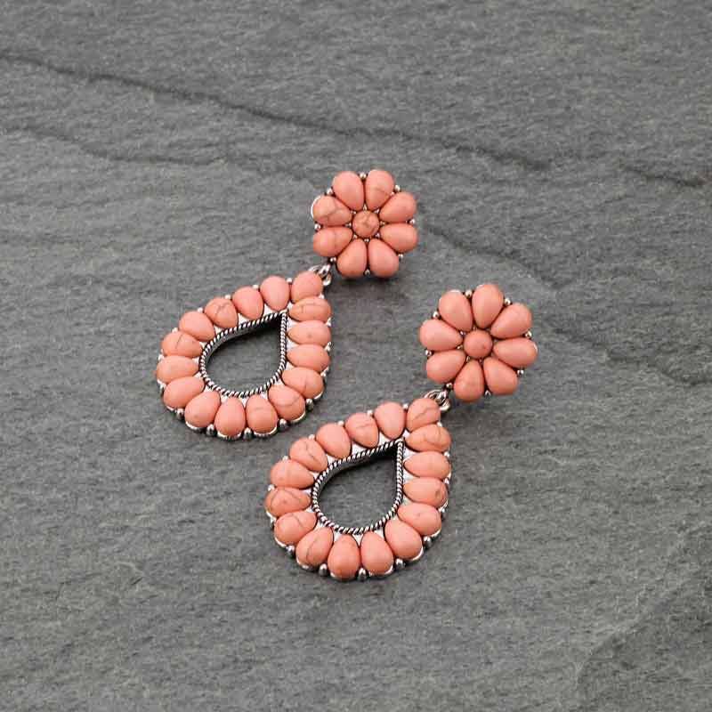 Western TQ Teardrop Post Earrings
