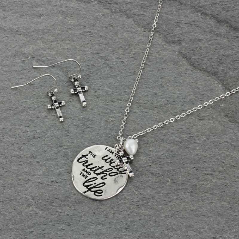 "I AM THE WAY" Necklace Set
