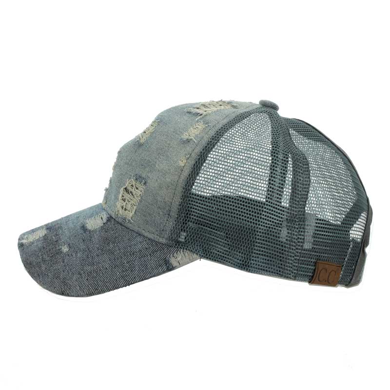 CC Denim Pony Cap with Mesh