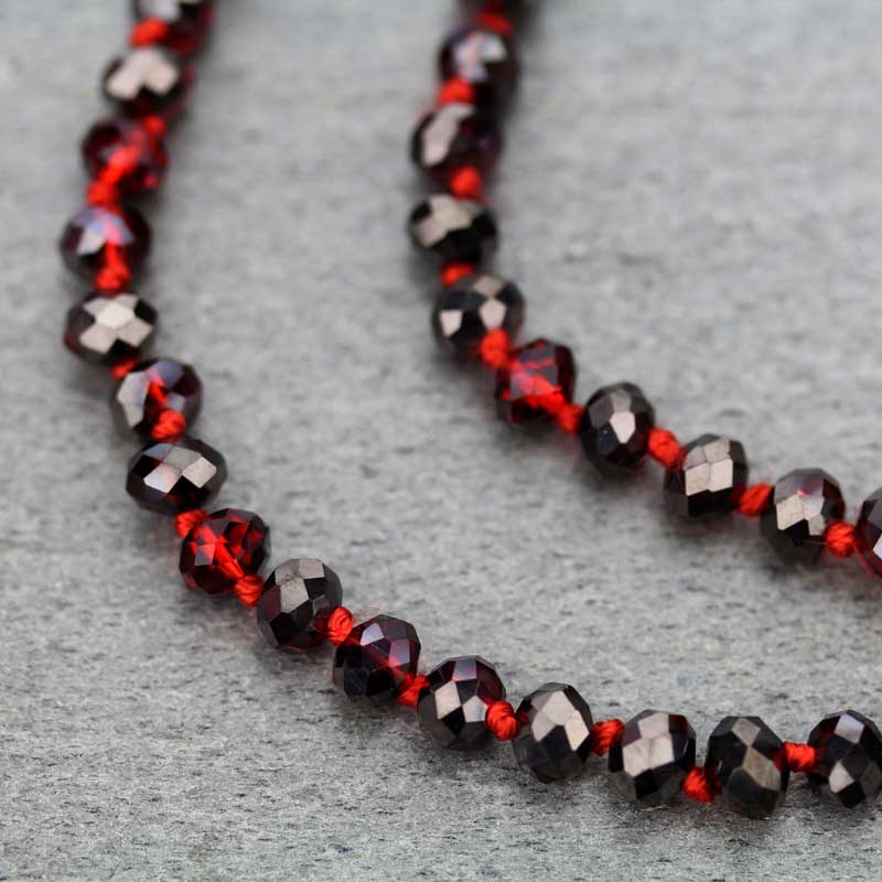 60" Endless Crystal Bead Necklace - Image 4