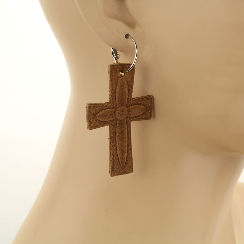 Tooled LeatherEarrings - Image 2