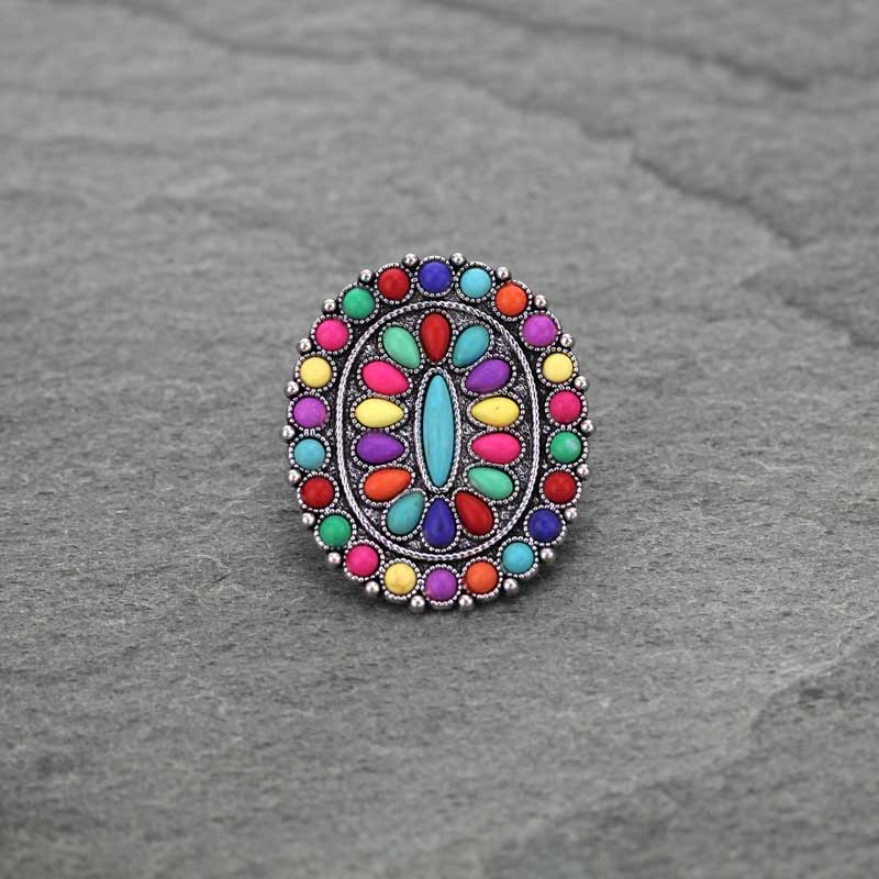 Western Design Stone Phone Grip Adhesive Charm