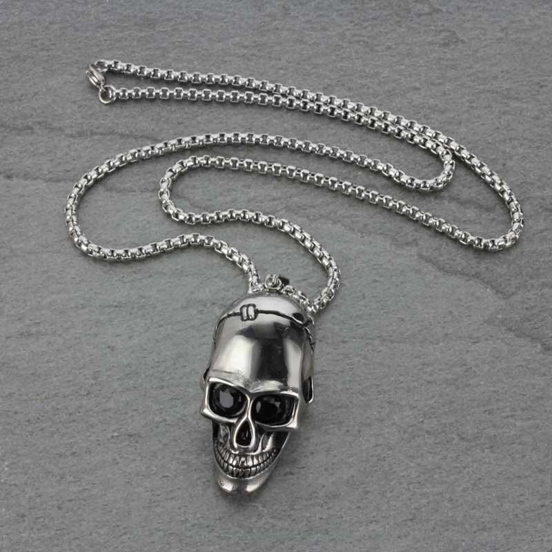 Stainless Steel Skull Pendant
