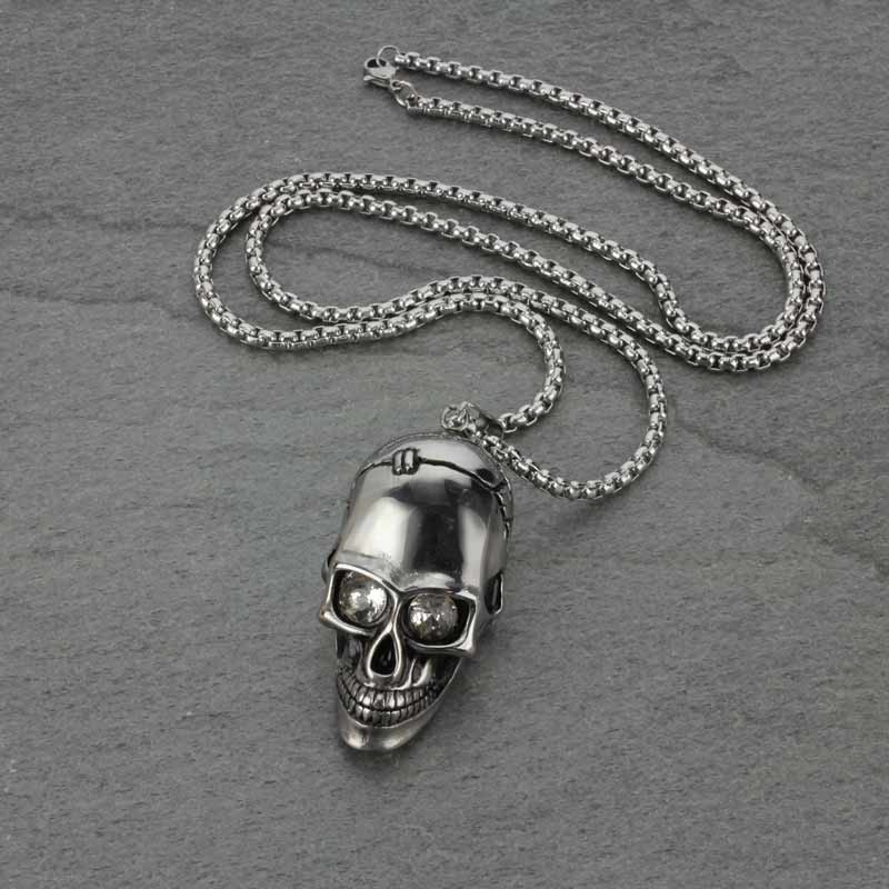 Stainless Steel Skull Pendant