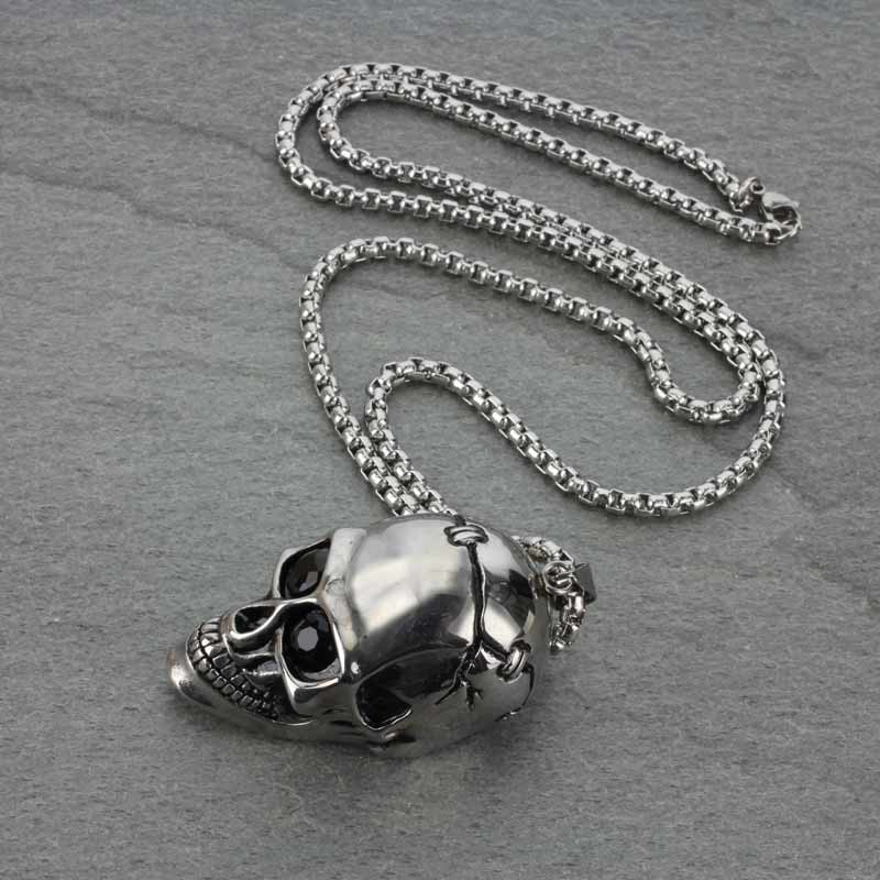 Stainless Steel Skull Pendant - Image 2