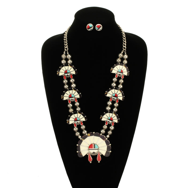 Squash Blossom Necklace Set - Image 2