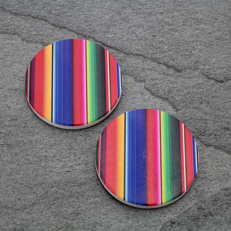 Leopard Absorbent Ceramic Car Coasters - Image 3