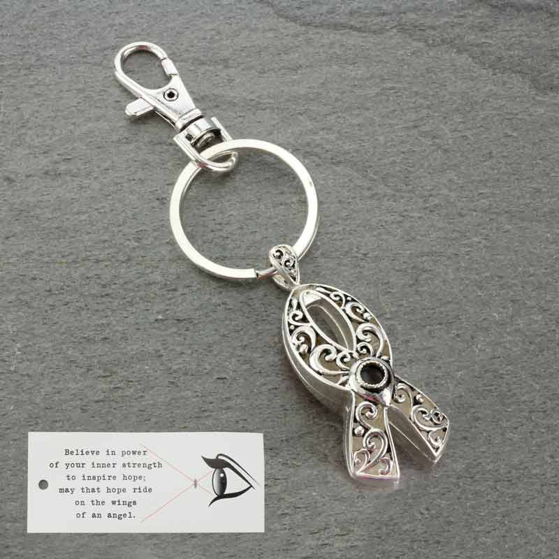 Filigree Message Magnifying Key Chain - Image 2
