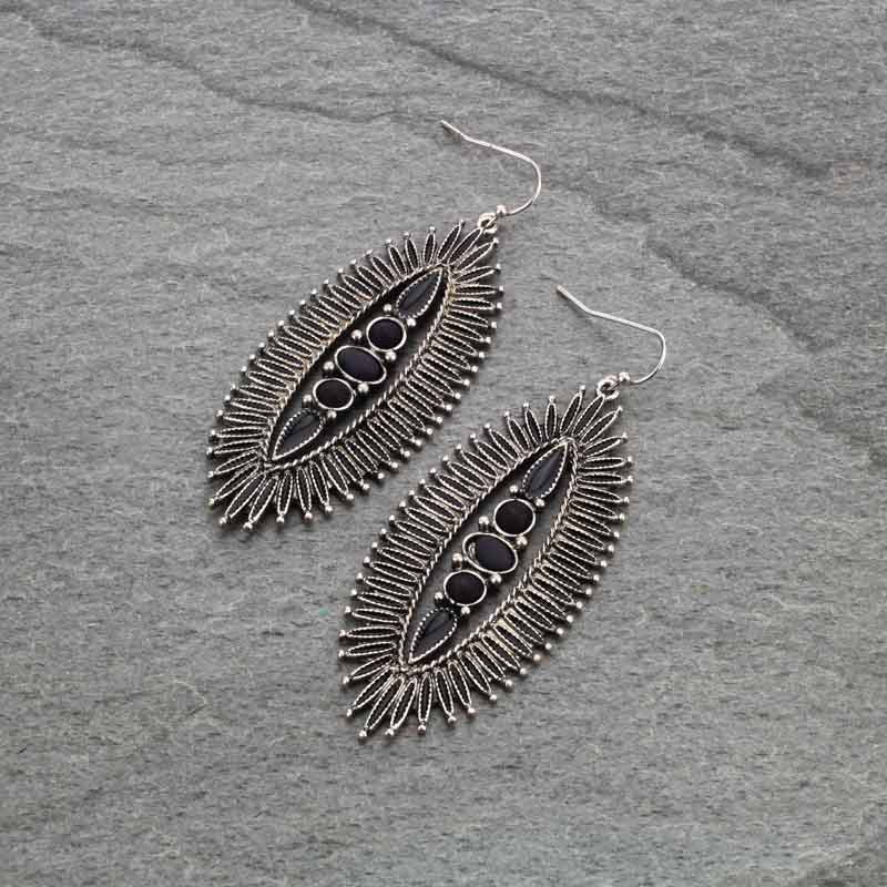 Western Cluster Dangle Earrings