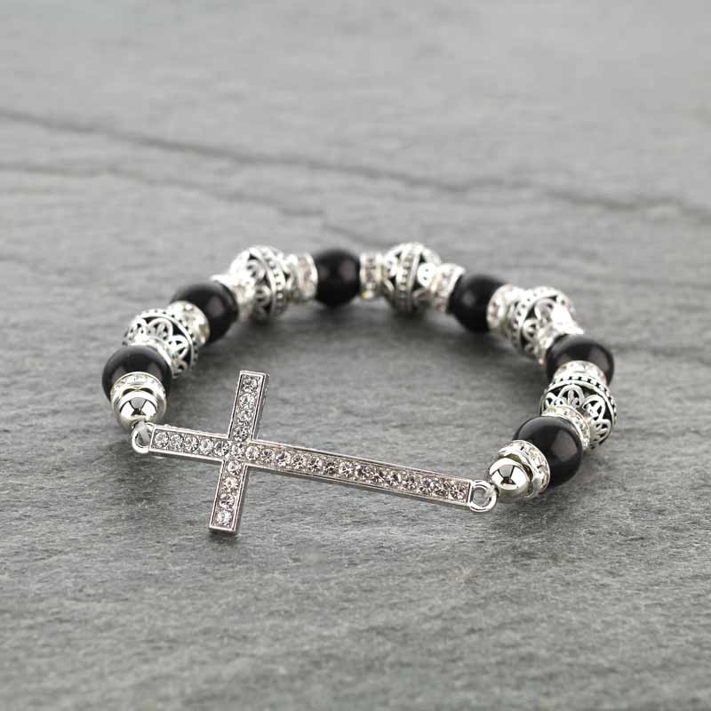 Cross Stretch Bracelet