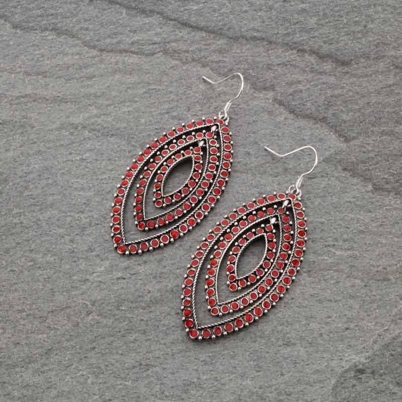 Western Epoxy Casting Fish Hook Earrings