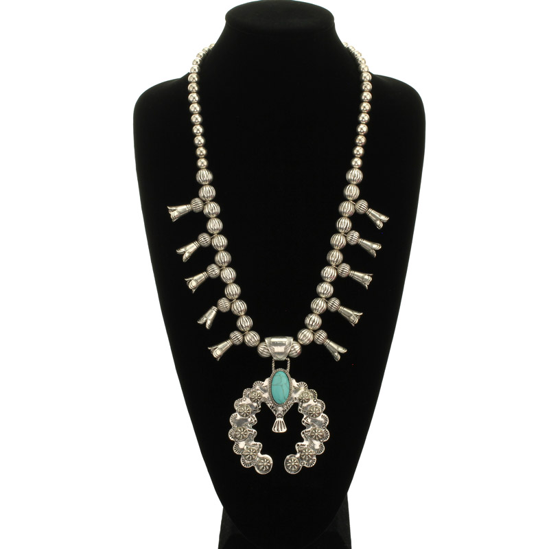 Western Squash Blossom Necklace - Image 2