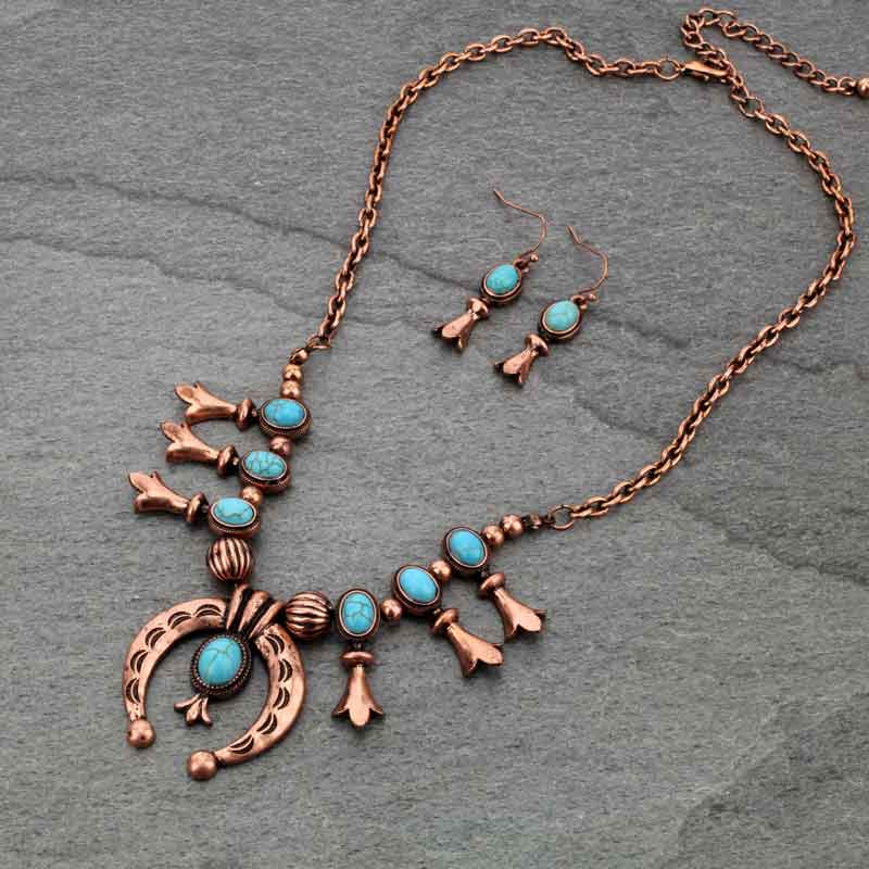 Squash Blossom Necklace Set