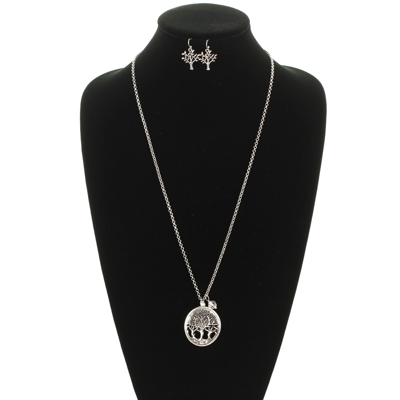 Western Tree Necklace Set - Image 2