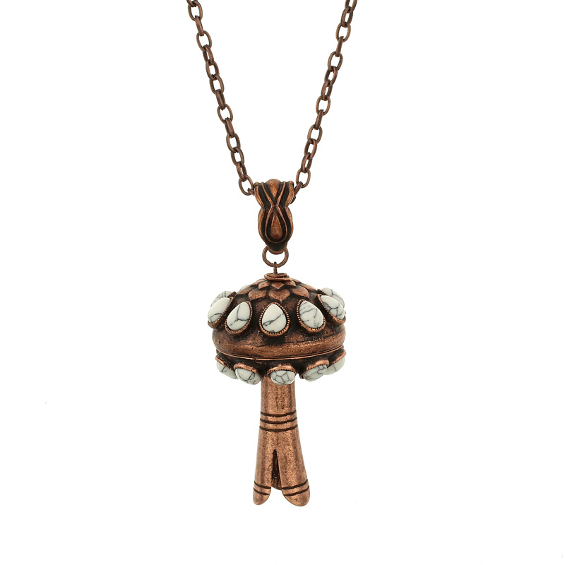 3D Single Squash Blossom Necklace - Image 3