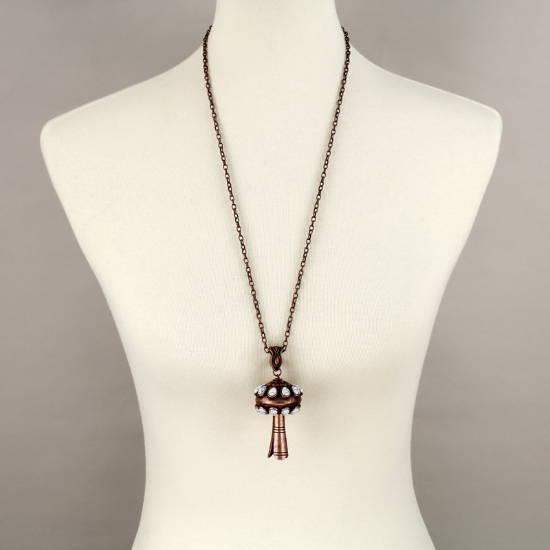 3D Single Squash Blossom Necklace - Image 2
