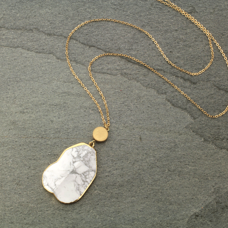 Genuine Stone Necklace