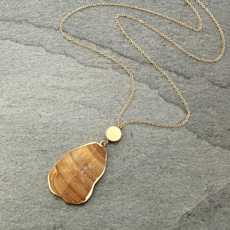 Genuine Stone Necklace