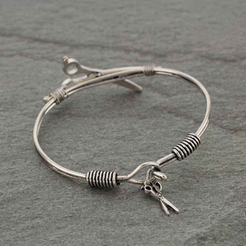 Scissors Wire Bracelet - Image 2