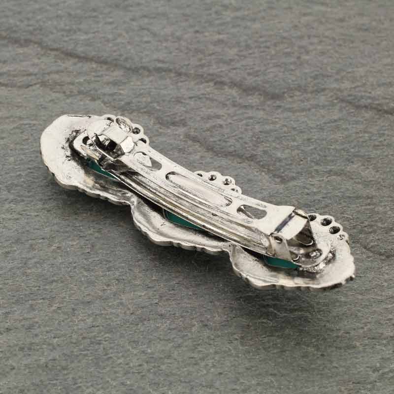 Western Turquoise Hair Clip Pin - Image 2