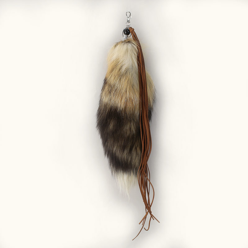 Fashion Fox Tail Faux Fur Keyring Charm - Image 4