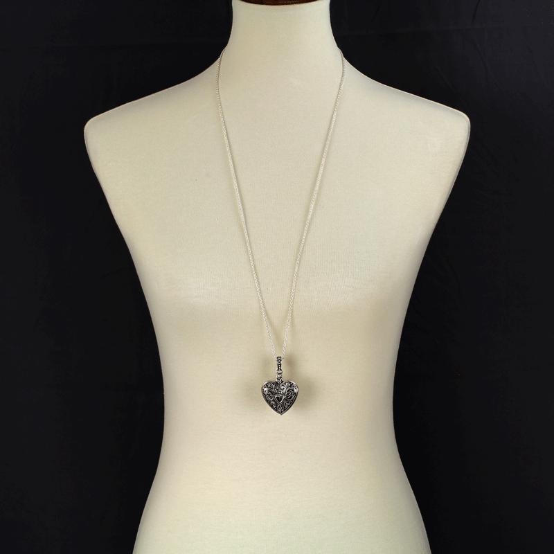 Message Locket "Mom's Blessing" Necklace - Image 2