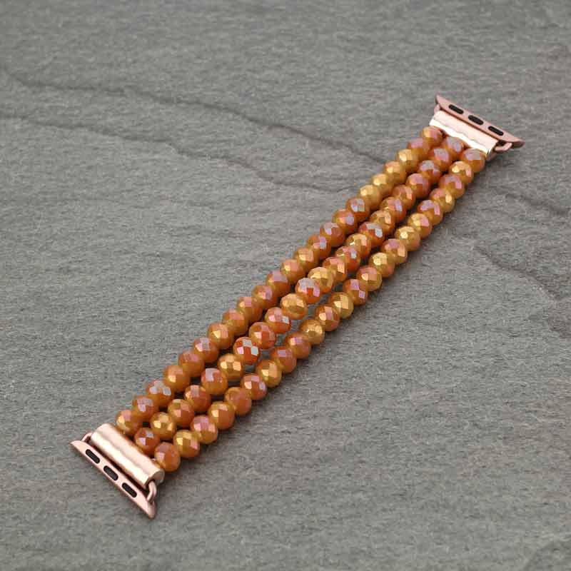 Glass Bead Apple Watch Stretch Bands
