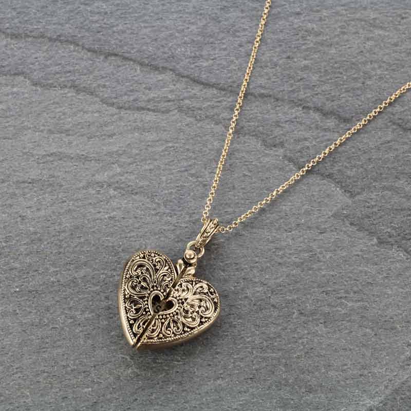 Message Locket "Mom's Blessing" Necklace