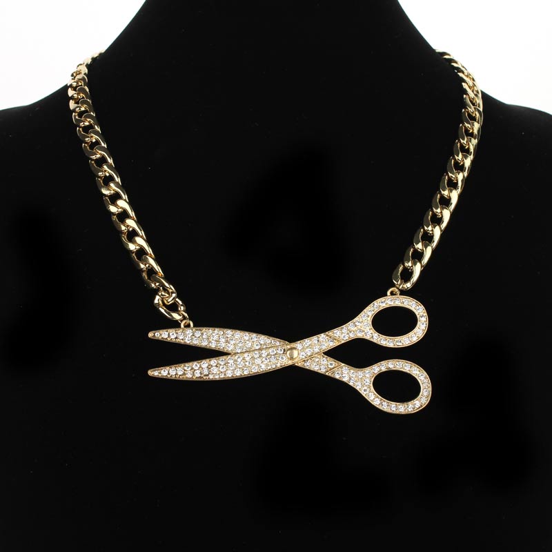 Scissors Pendant Necklace