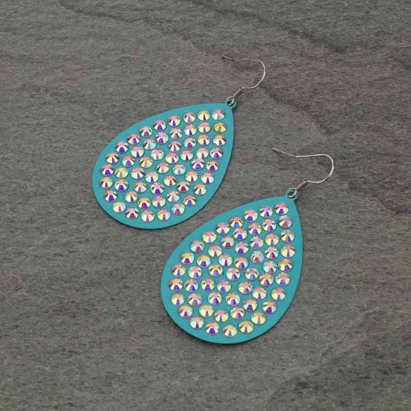 Tear Drop Fish Hook Earrings