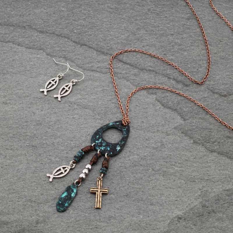 "Blessed" Necklace Set