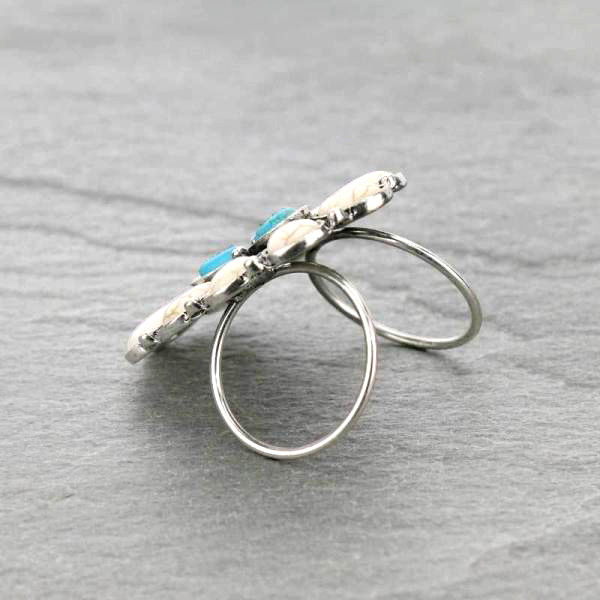 Western Style Stone Scarf Slide - Image 2