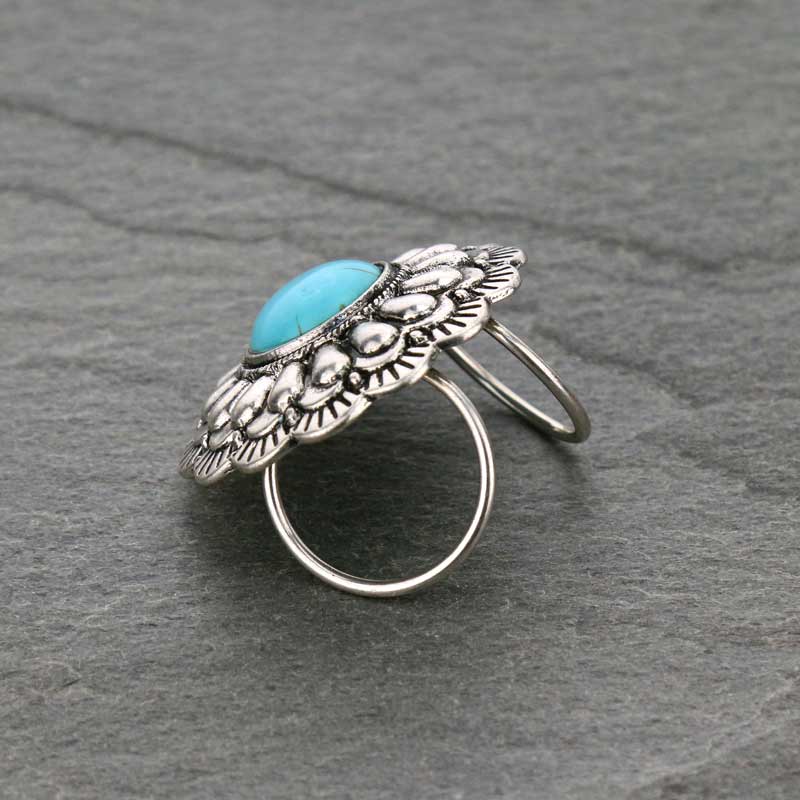 Western Style Stone Scarf Slide - Image 3