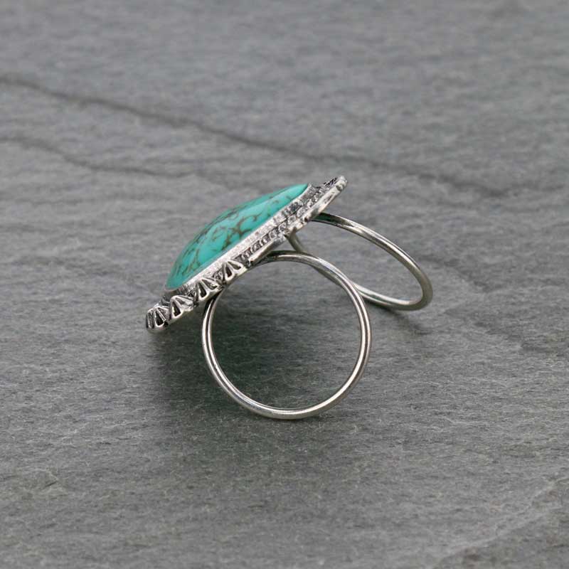 Western Style Stone Scarf Slide - Image 2