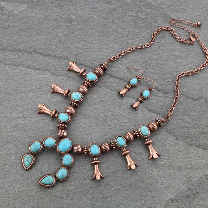 Squash Blossom Necklace Set