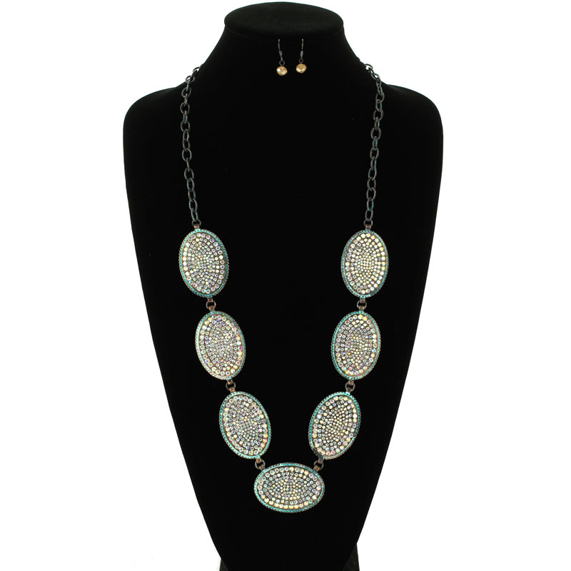 Western Stone Necklace Set - Image 2