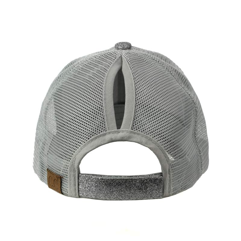 CC Glitter Ponytails Mesh Cap - Image 4